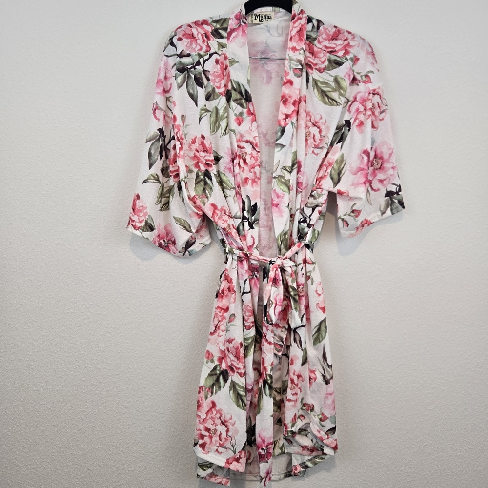Show Me Your MuMu Brie Kimono Robe Garden of Blooms